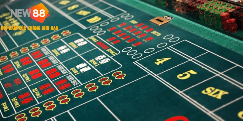 Cược ra sau 7 giá trị của xí ngầu của Craps